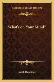 Paperback What's on Your Mind? Book