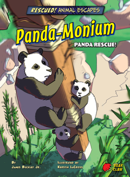 Library Binding Panda-Monium: Panda Rescue! Book
