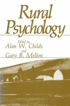 Paperback Rural Psychology Book