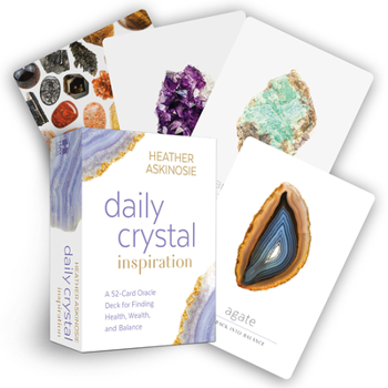 Cards Daily Crystal Inspiration: A 52-Card Oracle Deck for Finding Health, Wealth, and Balance Book