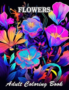Flowers Adult Coloring Book: Relaxing and Adorable Designs for All Ages