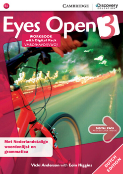 Paperback Eyes Open Level 3 Workbook with Online Practice (Dutch Edition) Book