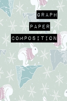 Graph Paper Composition: Graph Paper 6" x 9" Artic Quad Ruled 5x5,Grid Paper for school student,office,kids Notebooks