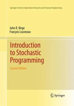 Paperback Introduction to Stochastic Programming Book