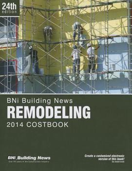 Paperback BNI Remodeling Costbook Book