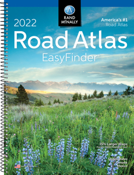 Paperback 2022 Easyfinder Midsize Road Atlas Book