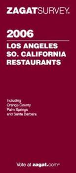 Paperback Zagat Los Angeles/So. California Restaurants Book