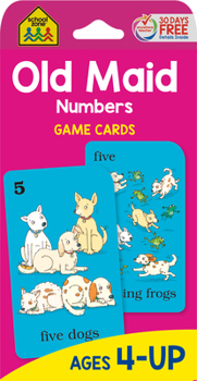Cards School Zone Old Maid Numbers Game Cards: 56 Cards, Preschool, Kindergarten, 1st Grade, Card Game, Numbers 1-12, Early Math, Animals, Counting, Matching, Pairing, Ages 4+ Book