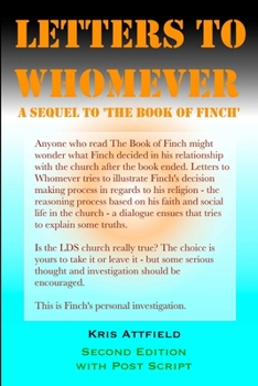 Paperback Letters to Whomever: A Sequel to 'The Book of Finch' Book