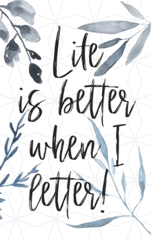 Mein Taschenkalender 2020 - 2021 : Wochenplaner Lettering Love F?r 18 Monate - Von Januar 20 Bis Juni 21 - Mit Feiertagen, Jahreskalender, Monatskalender - Aquarell Wei? Blau