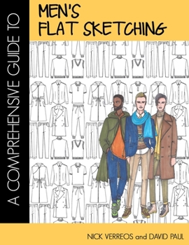 Paperback A Comprehensive Guide To Men's Flat Sketching Book