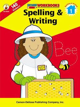 Paperback Spelling & Writing, Grade 1 (Home Workbooks) Book