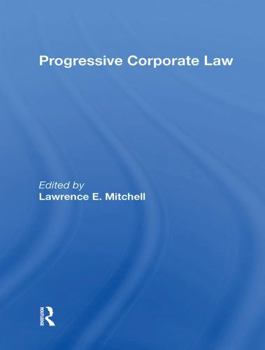 Paperback Progressive Corporate Law Book