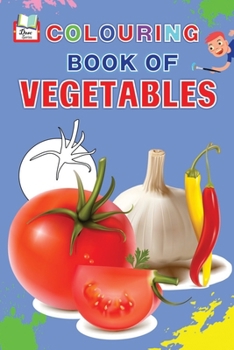 Paperback Colouring Book of VEGETABLES Book