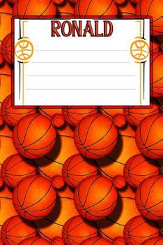 Paperback Basketball Life Ronald: College Ruled Composition Book