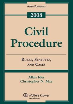 Paperback Civil Procedure: Rules, Statutes, and Cases Book