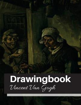 Paperback Drawingbook (Vincent Van Gogh) Volume 11: Drawingbook, drawing book for adults, All Black Sketchbook, van gogh notebook Book