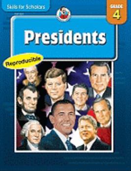 Paperback Skills for Scholars Presidents, Grade 4 Book