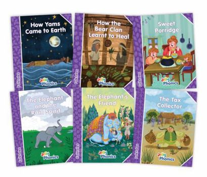 Paperback Jolly Phonics Folktales Purple Readers (Level 5) Complete Set (1-6) Book