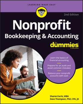 Paperback Nonprofit Bookkeeping & Accounting for Dummies Book