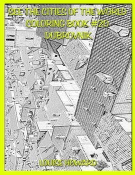 Paperback See the Cities of the World Coloring Book #20 Dubrovnik Book