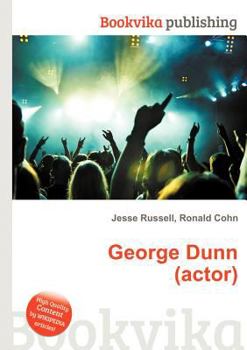 Paperback George Dunn (Actor) Book