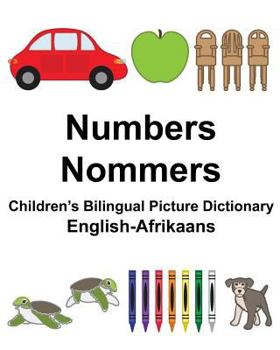 Paperback English-Afrikaans Numbers/Nommers Children's Bilingual Picture Dictionary Book