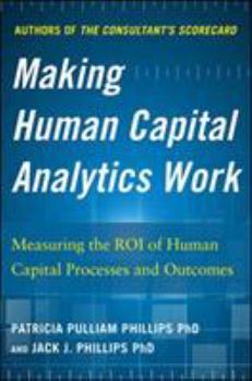 Hardcover Making Human Capital Analytics Work: Measuring the Roi of Human Capital Processes and Outcomes Book