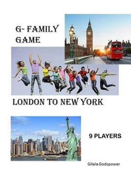 Paperback G- Family game: LONDON TO NEW YORK(colored): 9 Players Book