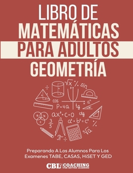 Paperback Libro de Matemáticas Para Adultos: Geometría [Spanish] Book