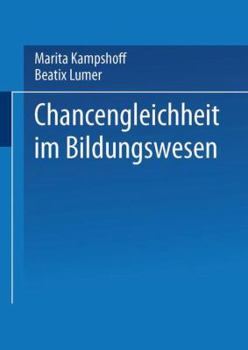 Paperback Chancengleichheit Im Bildungswesen [German] Book