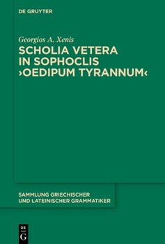 Hardcover Scholia Vetera in Sophoclis >Oedipum Tyrannum Book