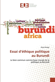 Paperback Essai d'éthique politique au Burundi [French] Book