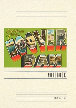 Paperback Vintage Lined Notebook Greetings from Hoover Dam Book