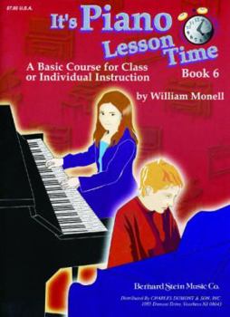 Paperback It's Piano Lesson Time - Book 6 Book