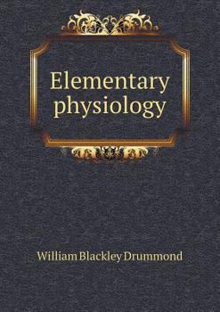 Paperback Elementary Physiology Book