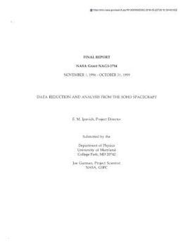 Paperback Data Reduction and Analysis from the Soho Spacecraft Book