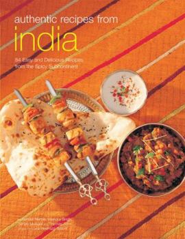 Hardcover Authentic Recipes from India Book
