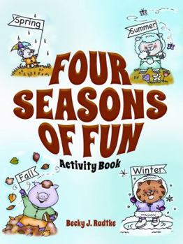 Paperback Four Seasons of Fun Activity Book