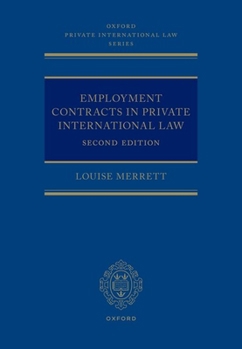 Hardcover Employment Contracts and Private International Law Book