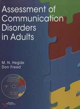 Paperback Assessment of Communication Disorders in Adults [With CD (Audio)] Book