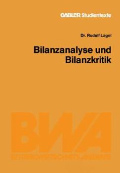 Paperback Bilanzanalyse Und Bilanzkritik [German] Book