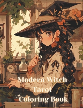 Paperback Modern Witch tarot: Coloring Book