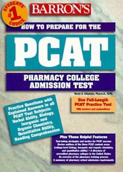 Paperback How to Prepare for the PCAT, Pharmacy College Admission Test (Barron's) Book