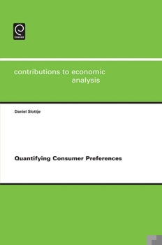 Hardcover Quantifying Consumer Preferences Book