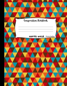 Composition Notebook: Cute Blank Line College Ruled Journal For Boys and Girls That Writing and Drawing.