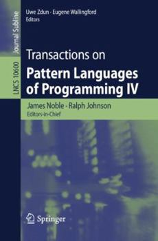 Paperback Transactions on Pattern Languages of Programming IV Book