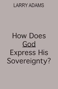 Paperback How Does God Express His Sovereignty? Book