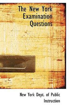 Paperback The New York Examination Questions Book