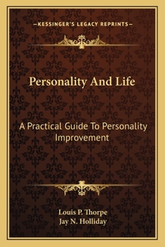 Paperback Personality And Life: A Practical Guide To Personality Improvement Book